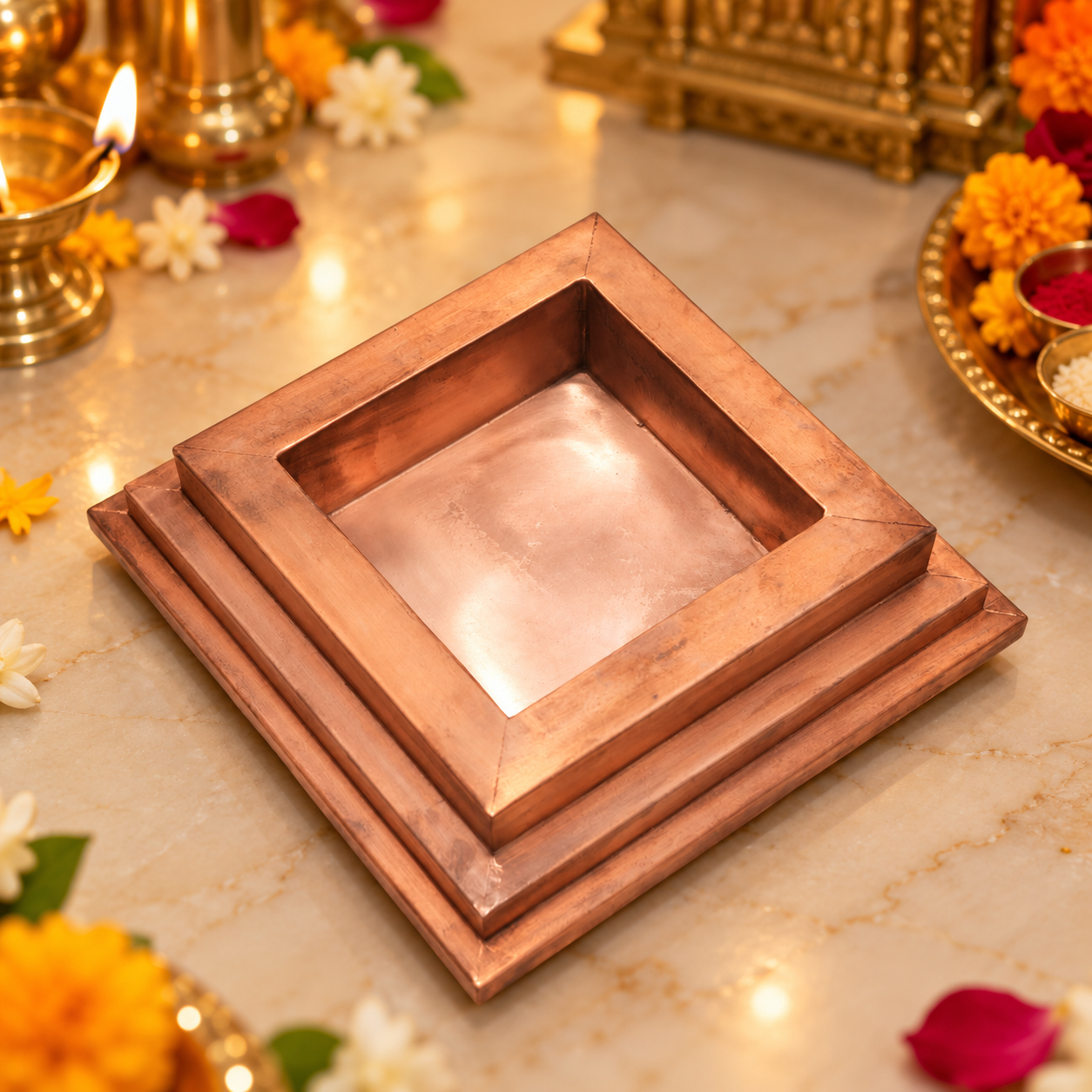 Pure Copper Hawan Kund